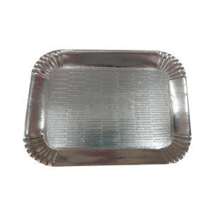 BANDEJAS DE PAPELÃO LAMINADAS PRATA