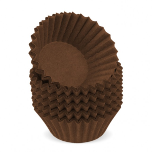 FORMINHAS DE PAPEL IMPERMEÁVEL - MARROM ESCURO